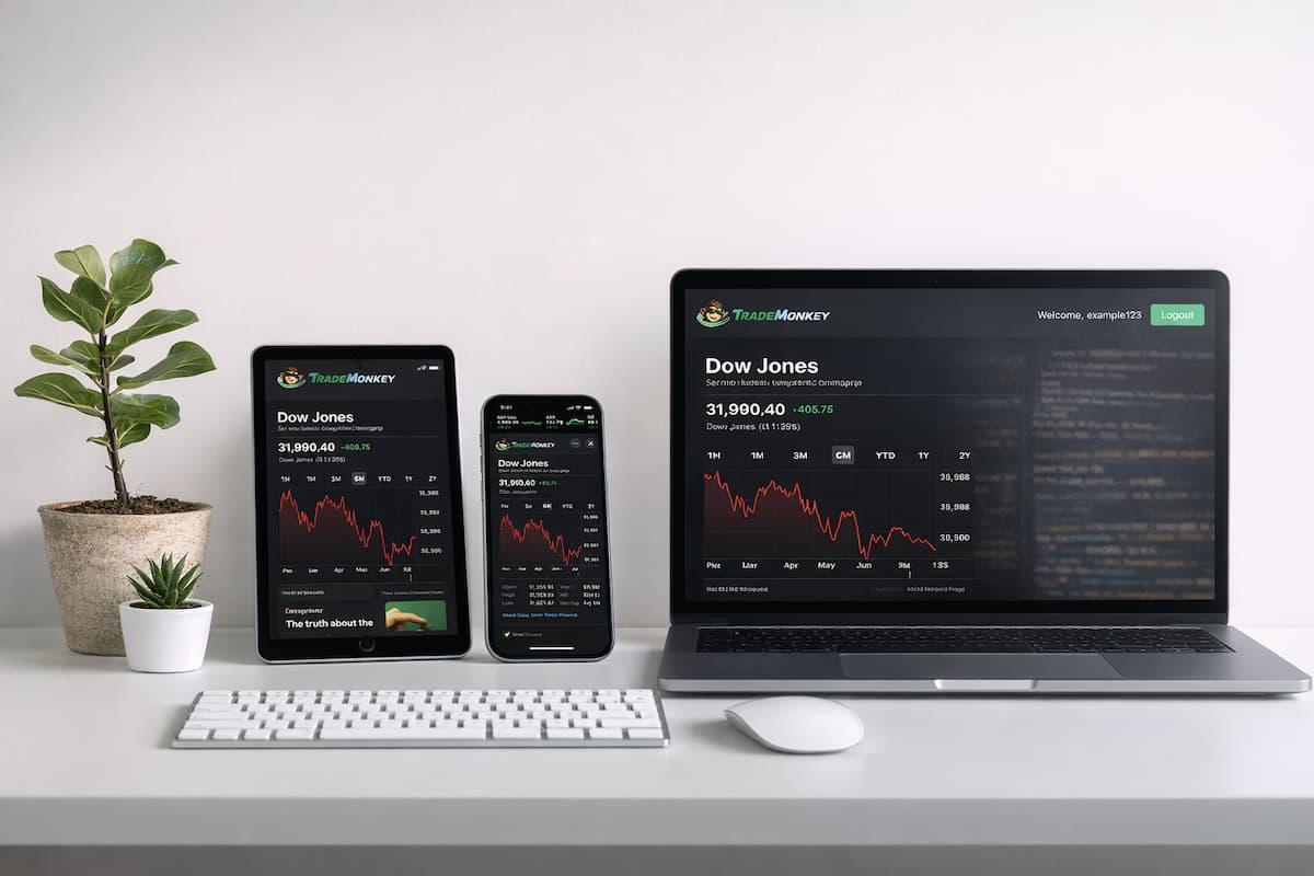 Project TradeMonkey showed on real device.